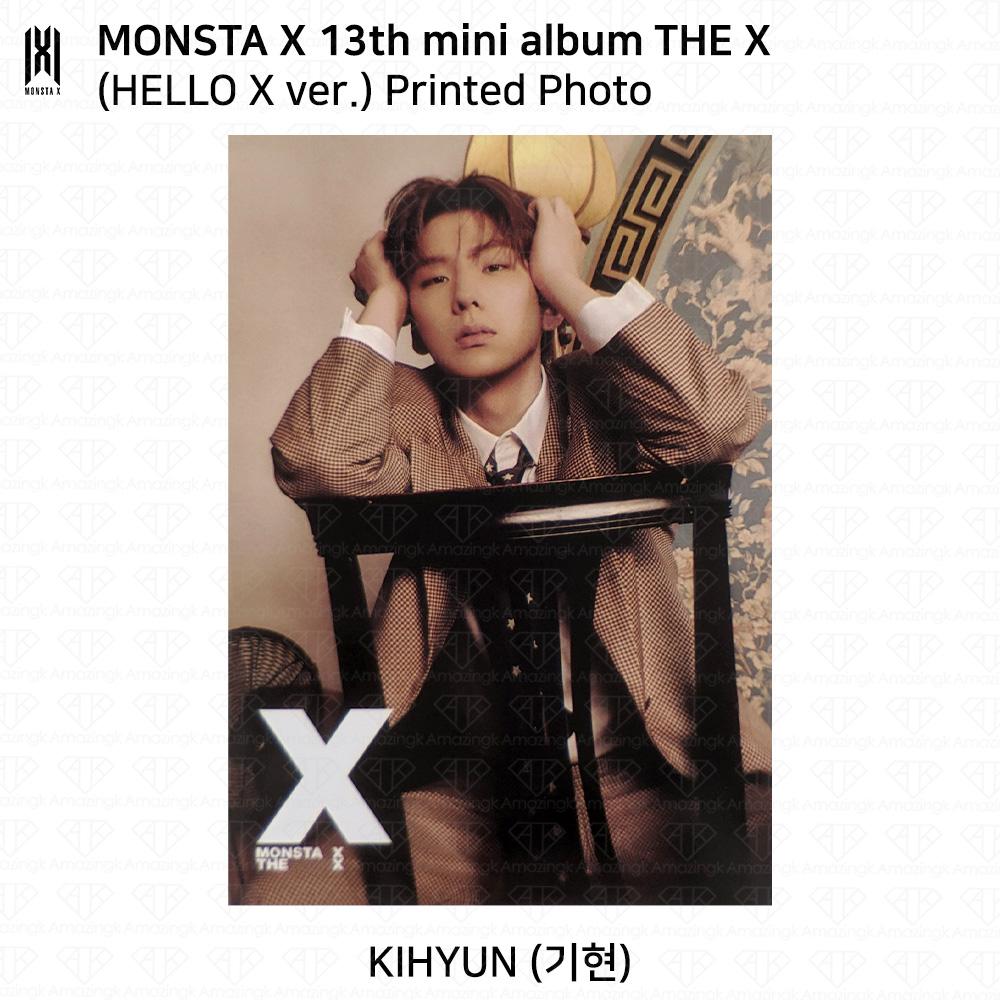 Monsta X 13-й мини-альбом THE X версия фотобука Hello X версия Официальная фотокарточка