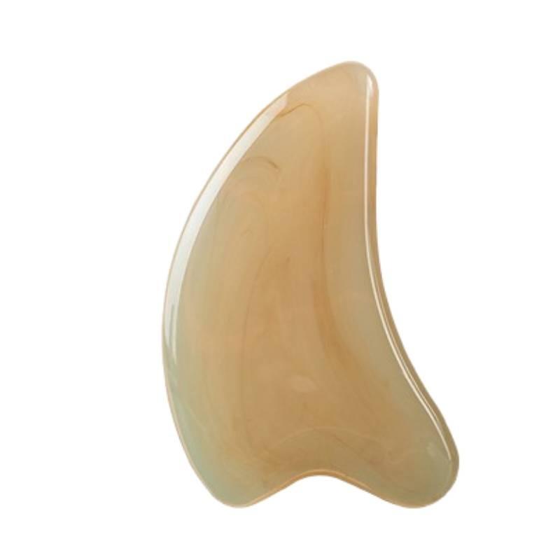 Ша Гуа Доска Массажер для лица Инструменты для скребка из натуральной смолы китайской медицины