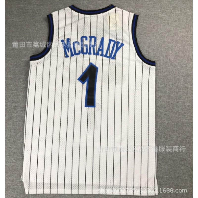 Vintage NBA Basketball Jersey Men Women Cotton Mesh Team Sports Fan Apparel Shaq Penny Hardaway Tracy McGrady