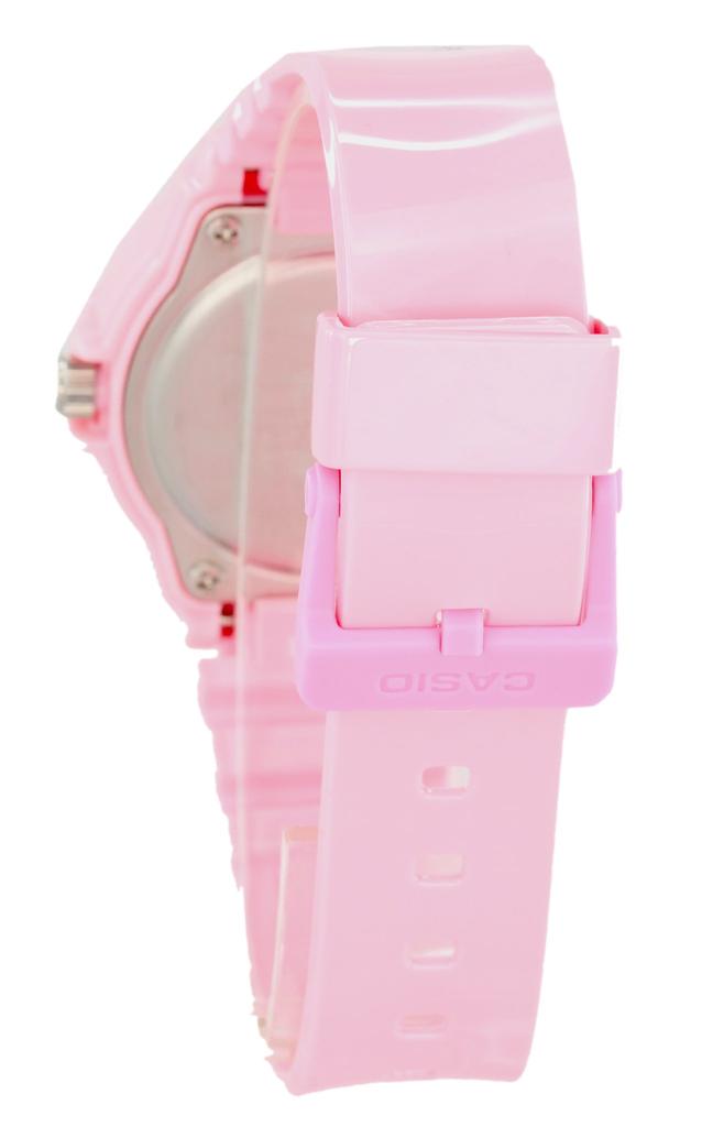 Casio Часы Chipkashi цифровые розовые белые LRW-200H-4B2 [Товар]