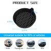 Car Cup Holder Coaster, 4PCS Silicone Non-Slip Vehicle Cup Holder ert Mat, Sift-Proof Spill Recessed Embedded in Bottle Protection Pad, Universal