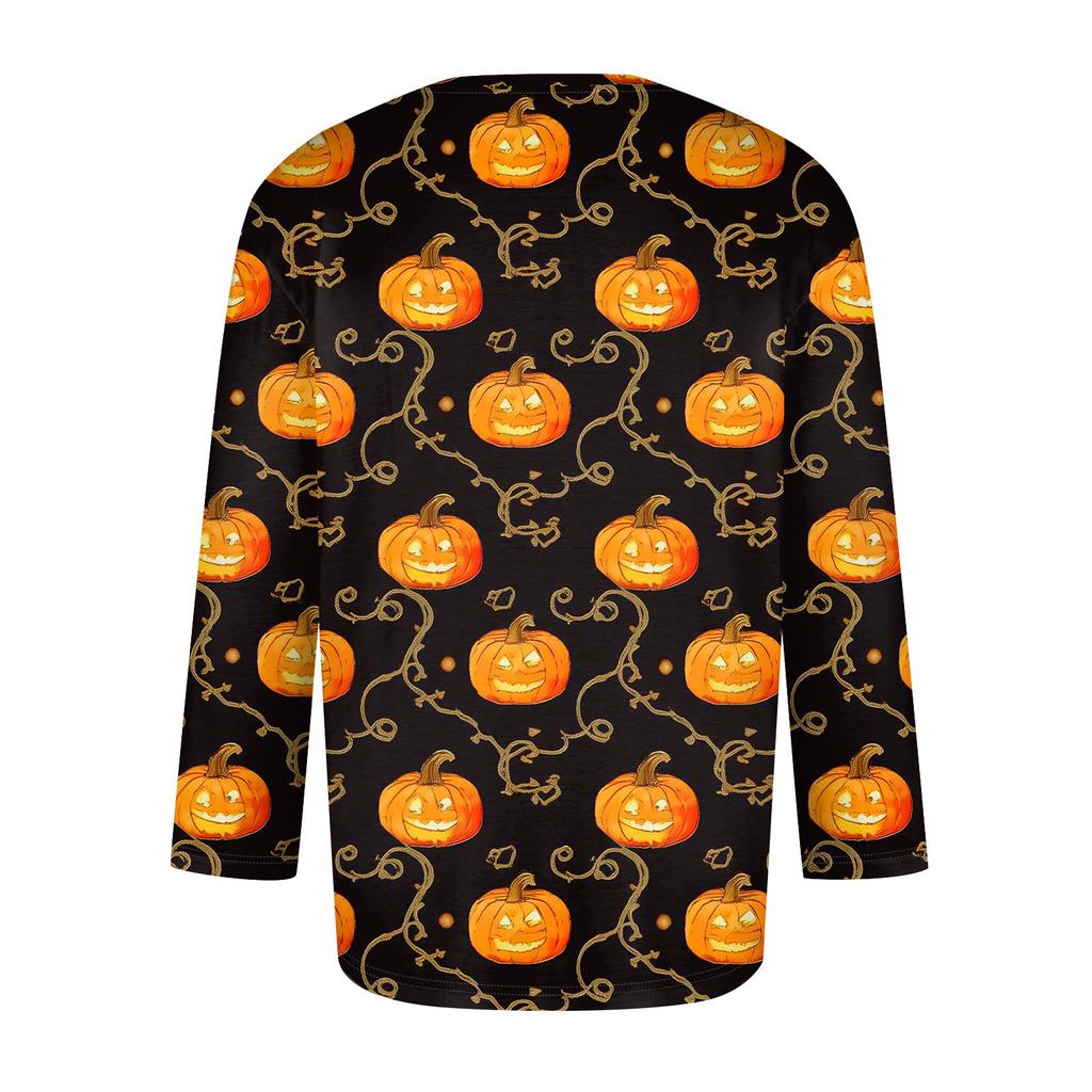 Men'S Round Neck Three-Quarters Sleeve Top Casual Fashion T-Shirt