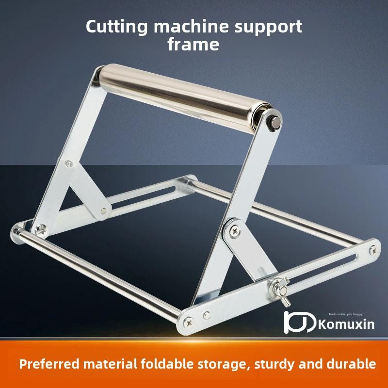 Thickened Cutting Machine Bracket Long Material Auxiliary Support Bracket Balance Bracket Adjustable Adjustable Roller Bracket Foldableable Roller su