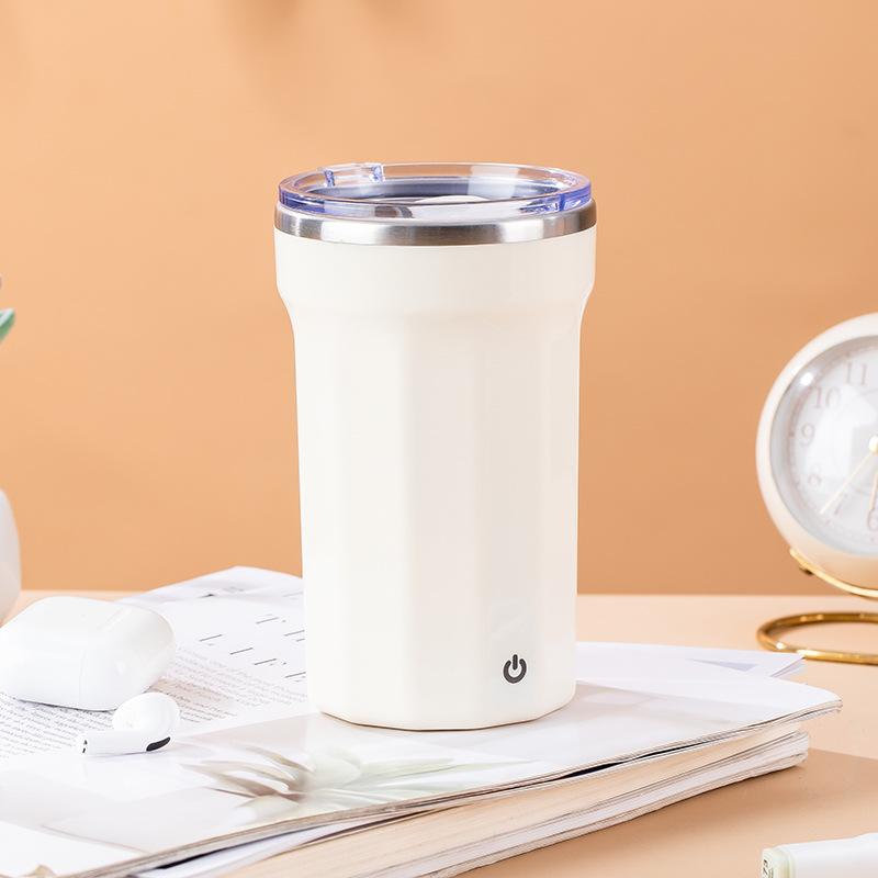 Автоматическая кружка для помешивания кофе, молока, сока, электрическая кружка из нержавеющей стали с вращающимся магнитным механизмом для помешивания