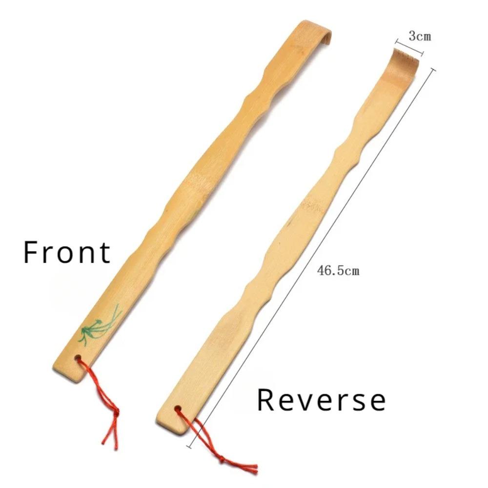 Прочная бамбуковая чесалка для спины, массажер, деревянный ролик для тела, палка, инструмент для чесания против зуда