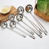 Colander Soup Spoon Anti-scalding Long Handle Thick Stainless Steel Strainer Skimmer Porridge Hot Pot Spoon