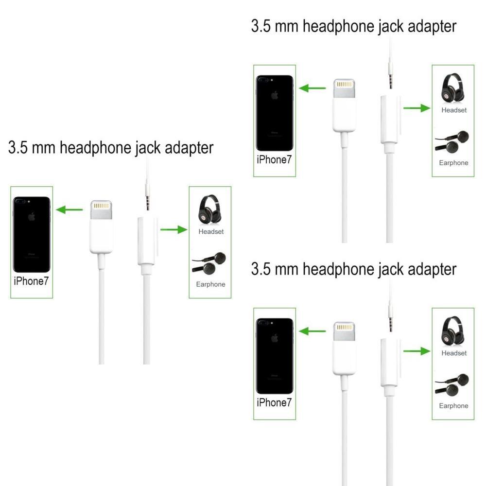 Адаптер Apple Lightning на 3,5 мм для наушников со звуковой картой для прямых трансляций