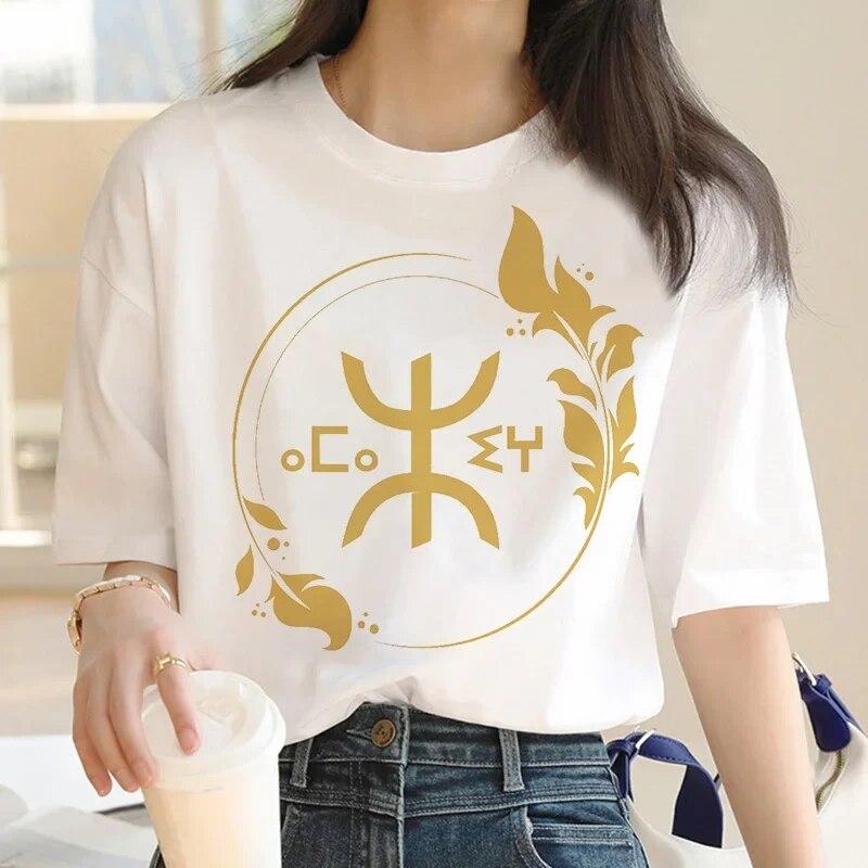 Амазиг футболка одежда женская пара белая Корея ulzzang футболка унисекс футболка винтаж