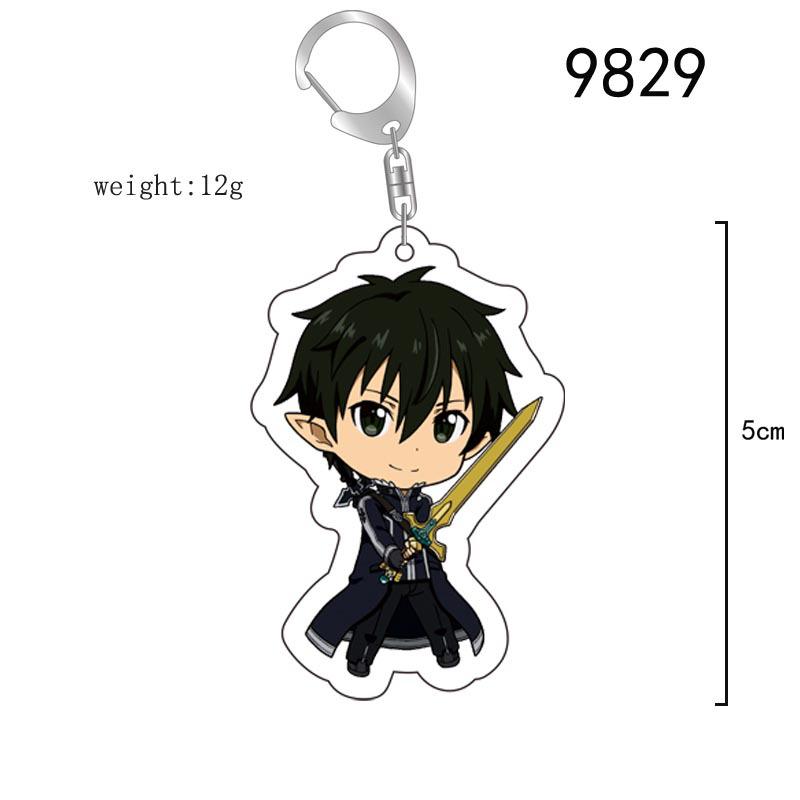 Акриловый брелок Sword Art Online: Асуна, Синон, Кирито Аниме Шарм