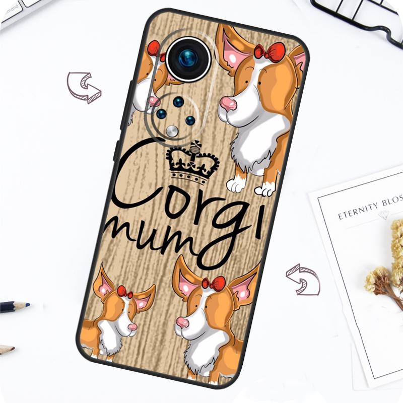 Мультяшный чехол для собаки Welsh Shiba Corgi для Honor Magic 7 5 6 Pro Honor 200 Pro X9b X9a X8b X8a X8 X9 X9c 50 70 90 Lite