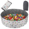 Ball Pool Foldable Baby Ball Playpen Play Circle with Storage Bag Holds Over 800 Balls Compact Educational Toy Birthday Baby Gift Christmas Present