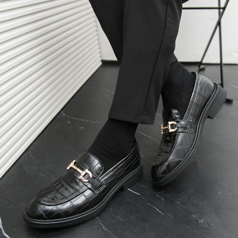Мокасины на платформе, мужские кожаные туфли, модная обувь для отдыха на открытом воздухе, дышащие мокасины без застежек, мужская повседневная обувь, мужская модельная обувь ручной работы