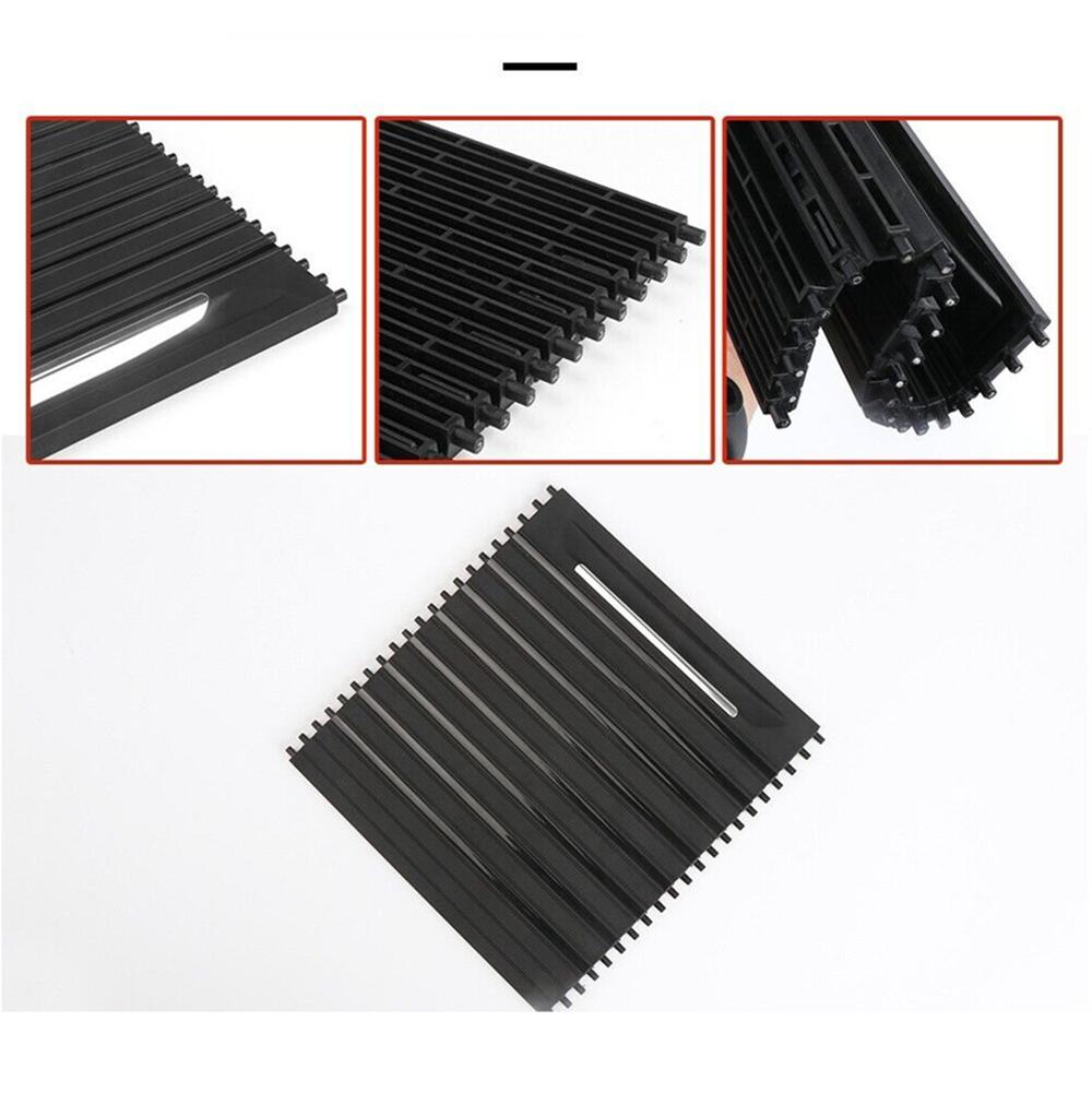 Center Console Cup Holder Tray Roller Blind Cover For BMW X5 X6 F15 F16 2014-19