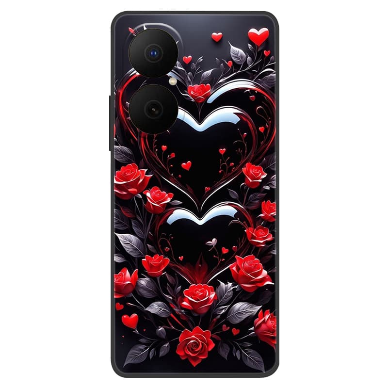 Чехол-бампер для Huawei Nova Y73, задняя крышка из ТПУ для Huawei Enjoy 80 NovaY73, мягкий силиконовый противоударный чехол-бампер, черный