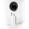 Compact Clip-On Digital Display Handheld Fan with Long Battery Life - Portable, Desktop, and Foldable