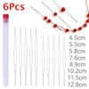 Иглы для бисера Иглы для бисера Иглы с большим ушком DIY Иглы для бисера Складные булавки для бисера Открытые иглы для инструмента для изготовления ювелирных изделий