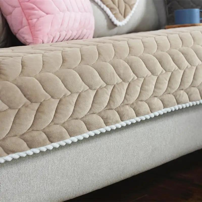 1pcs Modern Minimalist and Fashionable Winter Sofa Covers Plush Sofa Cushion Dog Bed Cover Pet Blanket for Furniture Bed Couch