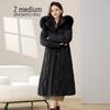 Women's Long Fox Fur Collar Down Jacket