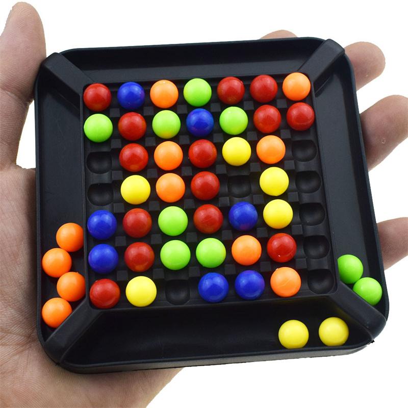 Rainbow Ball Toys Rainbow Elimination Funy Games Chess Children'S Desktop Parent Child Toys Kindergarten Puzzle Toys Gifts