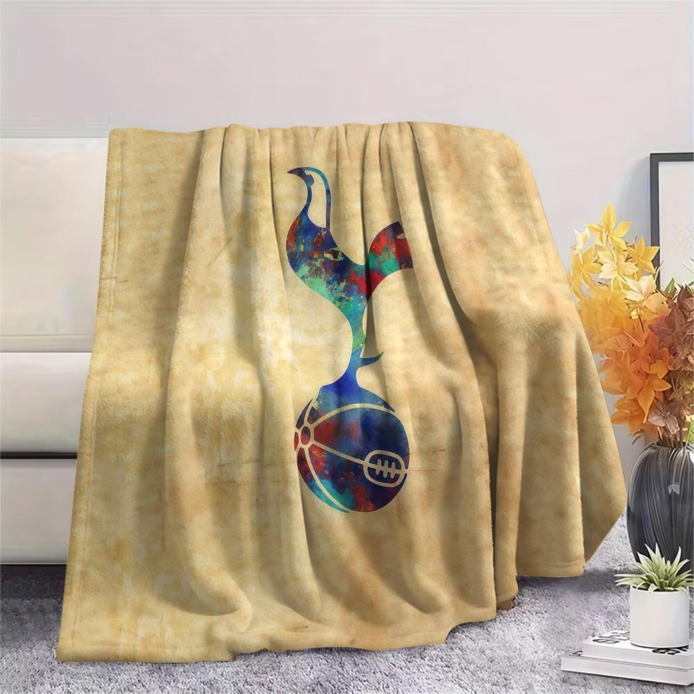 Tottenham Hotspur Football Club Flannel Blanket, High quality Comfortable for All Seasons, Home Decor, Warmth and Comfort