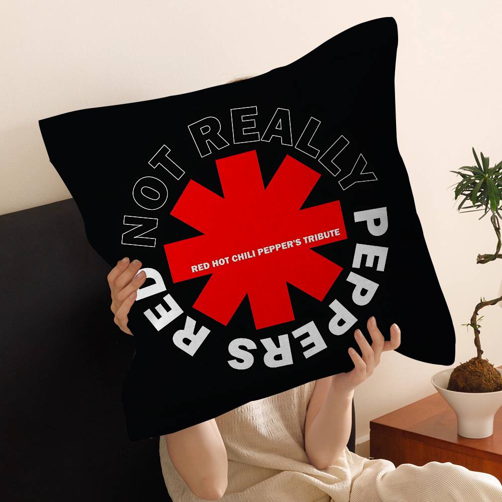 Rock Band R-Red Hot Chilis Pillow Cover Sofa Cushion Cover Home Room Decoration Children Gift