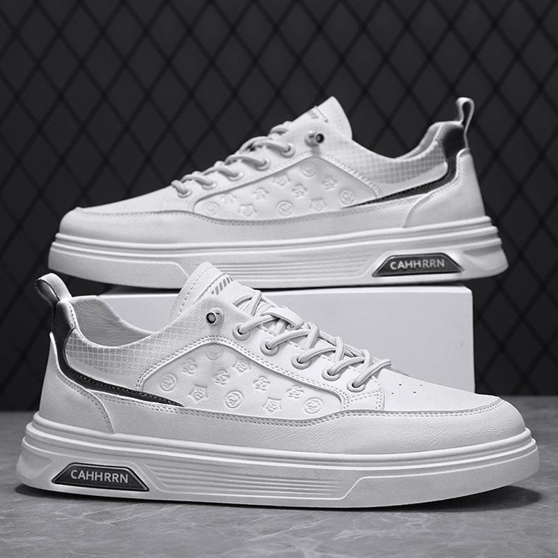 Мужская обувь 2025 года, новая весенняя повседневная обувь для сноуборда, дышащие белые туфли на плоской подошве, мужская модная универсальная спортивная обувь на мягкой подошве