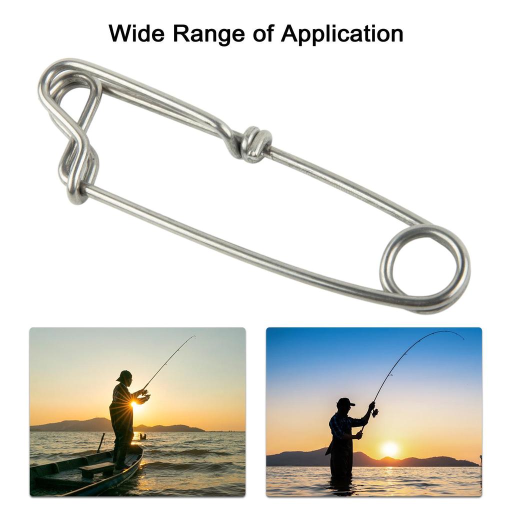 Надежный зажим-замок для ярусного лова Прочный материал из нержавеющей стали