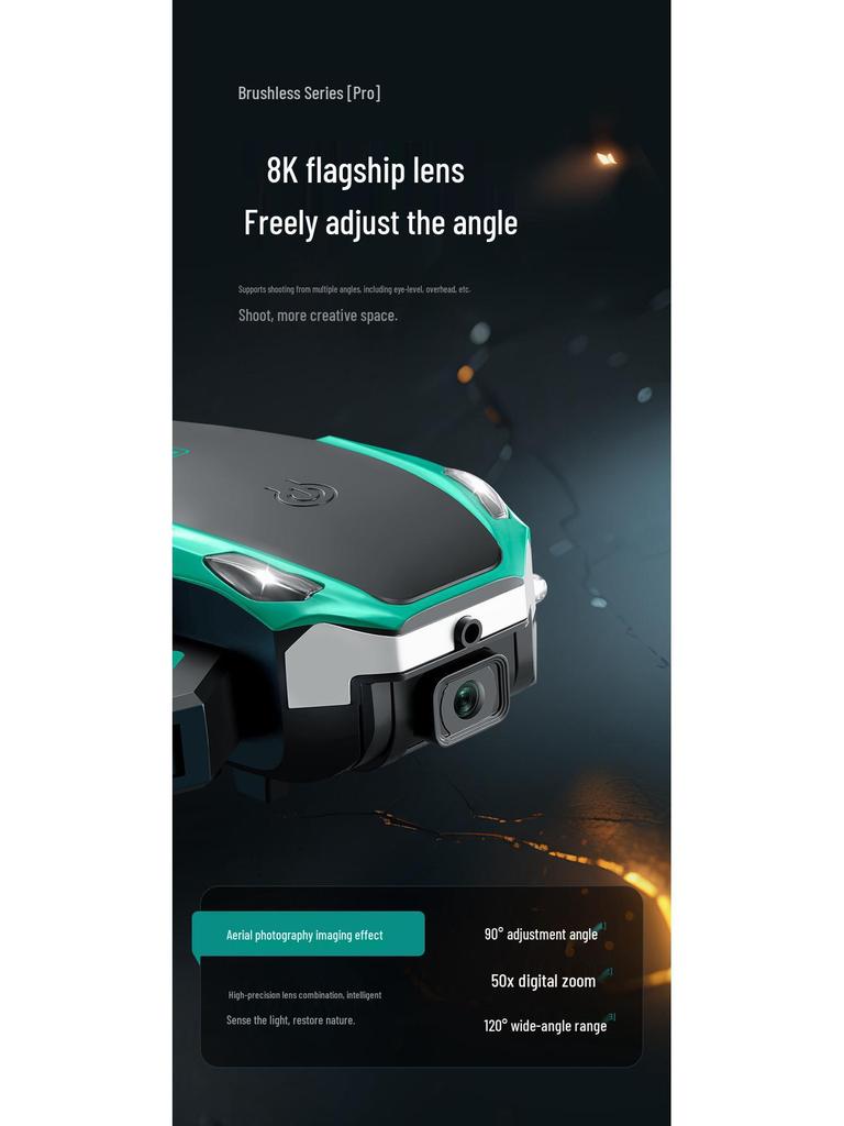 S25 Brushless HD Aerial Photography Drone with Intelligent Obstacle Avoidance & Four-Axis Remote Control