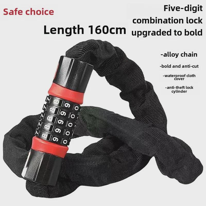 Anti-Theft Electric/Motorcycle Chain Lock with Password
