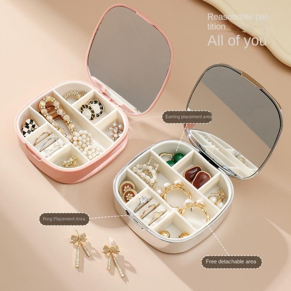 Dustproof Jewelry organizer Moisture-proof Earring Storage Case Earrings, Necklaces, Rings