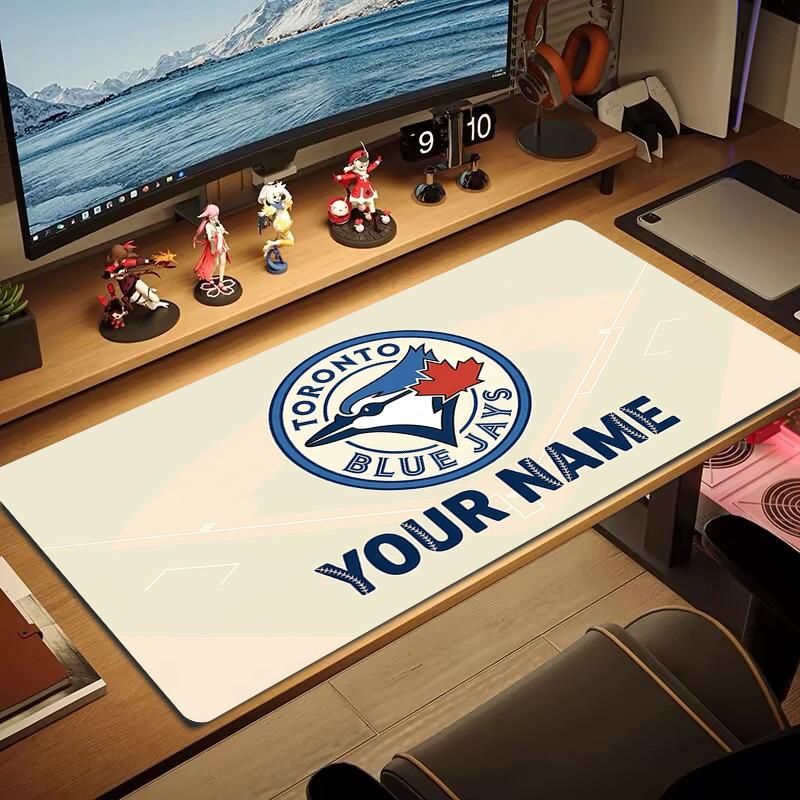 Toronto Blue Jays Print Cushion Non-slip Laptop Tablet Big Mousepad XXL Mat Mini PC Playmat With Lock edge