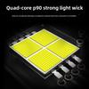 P90 Quad-core Strong Фонарик Уличный Супер Яркий Перезаряжаемый Zoom LED Фонарик Дистанционное Освещение Свет