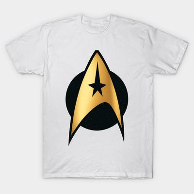 Мужская черная футболка с принтом Star Trek Печать на трансферной бумаге без вырезания Хлопковая футболка