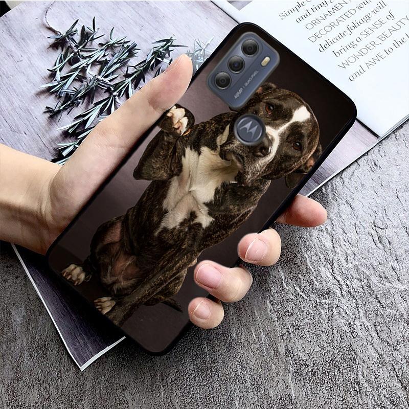 Чехол для телефона Pit Bull с милой собакой Pitbull для Motorola Moto G22 G60 G52 G9 G7 Plus G8 Power G100 G Stylus G30 G10 GPure
