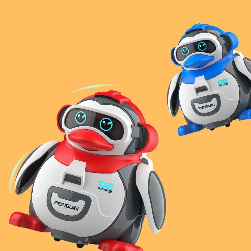 Interactive Penguin Moving Walking Toy Mechanical Penguin Simulation Model  Kids Birthday Gifts