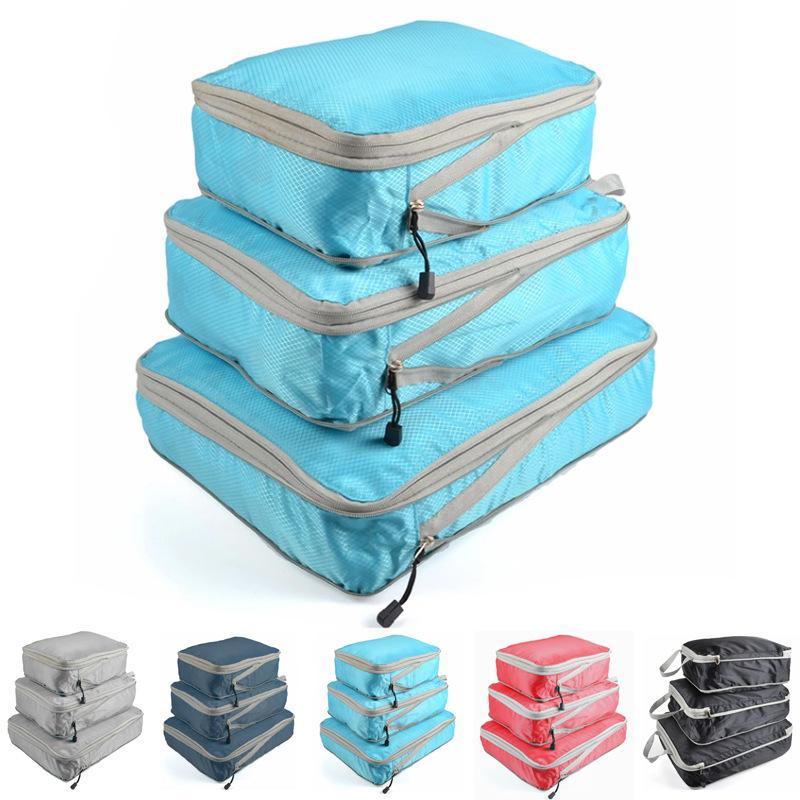 3-piece Storage Set Compression Expansion Multi-size Storage Three-piece Set Large-capacity Outdoor Travel Home Storage Set