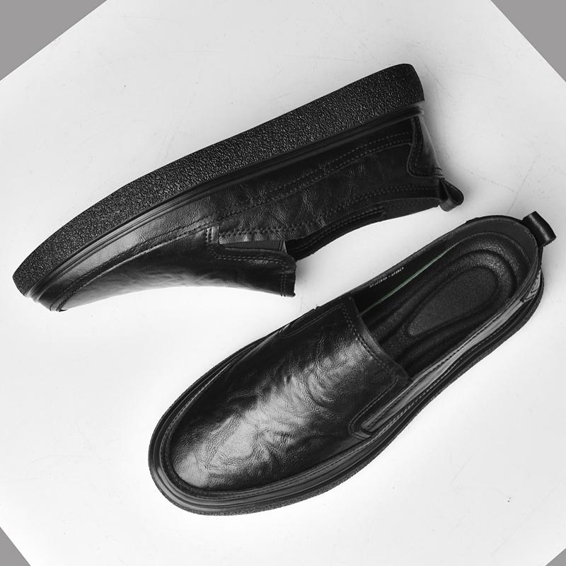 Fashion Comfortable Sports Walking Shoes Comfortable Breathable Men's Flats Genuine Leather Mens Loafers Business Casual Driving Shoes