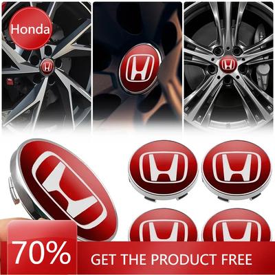 Для Honda 4 шт. Центральный колпачок ступицы колеса автомобиля Колпачок ступицы диска Пылезащитная крышка ступицы для Honda Civic XR-V HR-V City Accord Odyssey Spirior CRV
