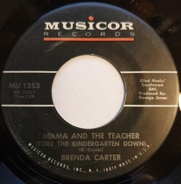 7inch Record BRENDA CARTER - Mama And The Teacher (Tore The Kind MU1353 Musicor Records 1969 US Folk Used
