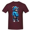 1 шт. Крутая забавная футболка из 100% хлопка Bearbrick Футболки Топы для унисекс