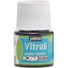 Paint - VITRAIL - 45 Ml - CYAN BLUE - Glossy - Lightfast - Opalescent Finish