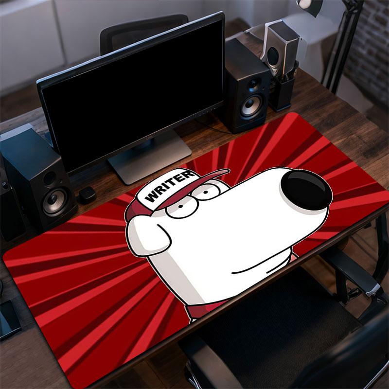 Brian Mouse Pad, Large Gaming Desk Mat, Non-slip XXL Mousepad for Laptop & Tablet, Mini PC Playmat with Stitched Edges