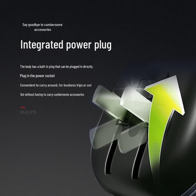 Philips PQ190 Классическая портативная электрическая бритва вилка CN (адаптер в комплекте)