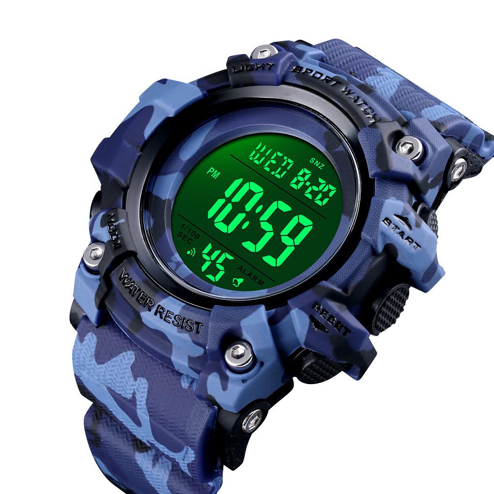 SKM Moment Beauty мужские часы, японские водонепроницаемые спортивные электронные часы с большим циферблатом для активного отдыха, многофункциональные мужские часы