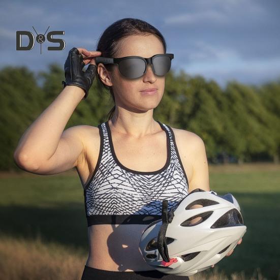 Умные очки с наушниками, совместимые с Bluetooth, водонепроницаемые, сверхлегкие, устойчивые, с защитой от ультрафиолета, беспроводные солнцезащитные очки с наушниками