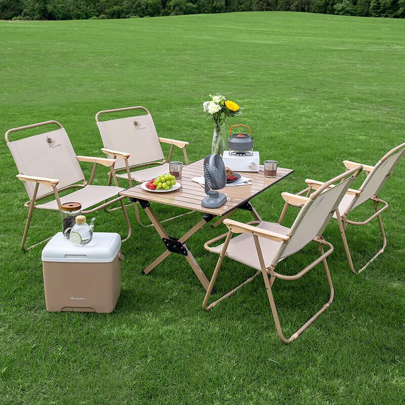 Damai 91x59.5x45cm Roll-Up Folding Camping Table
