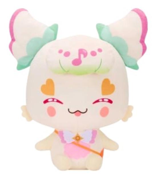 Плюшевая игрушка Пурирун Kimi to Idol Precure, Супермягкий и Улыбающийся Пурирун, Большой Размер, Прибл.. 35 см, 1 сорт