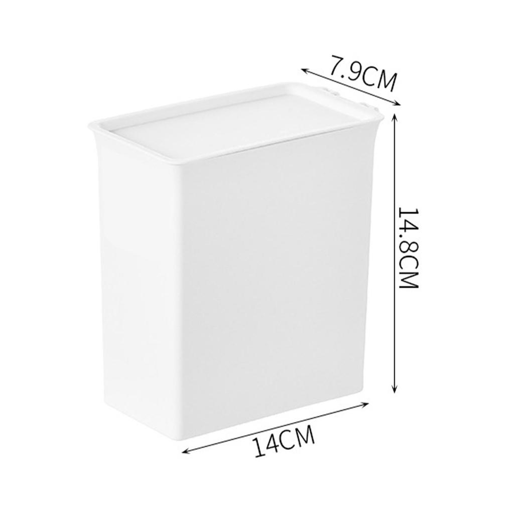 Laundry Detergent Pods Storage Box with Lid Space Saving Organizer Holder for Tabs Capsules Stackable Container for Laundry Room