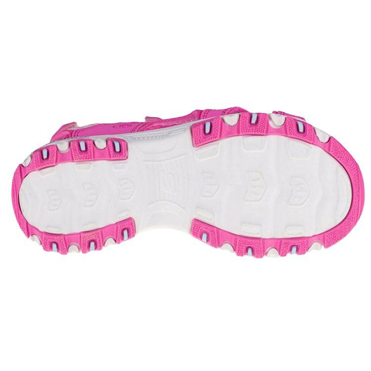 Skechers DLites Простые удобные детские сандалии Детские сандалии Розовые Разноцветные 664133L-HPMT