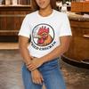 Fried Chicken TShirt Funny Retro Logo Tee Crew Neck Short Sleeve Cotton Short Sleeve Shirts for Women Graphic T Shirts Tees